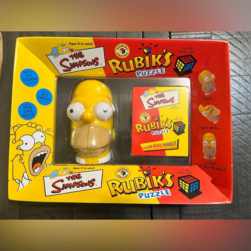 Simpsons Rubik's Puzzle Homer's Head Game Sealed Box